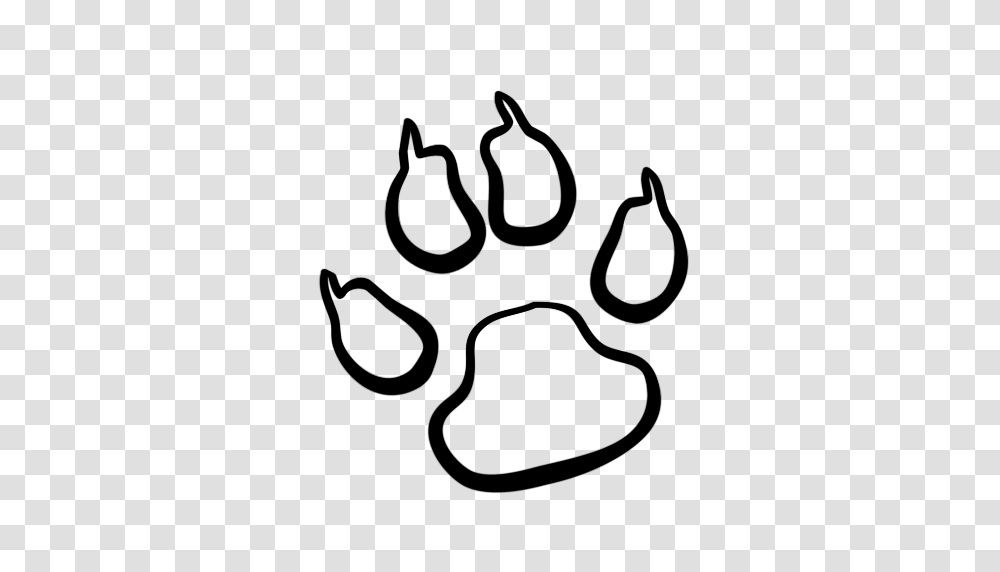 Paw Print Outline, Stencil, First Aid, Silhouette Transparent Png