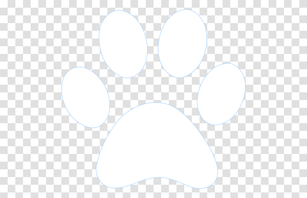 Paw Print Outline Svg Clip Arts White Paw Print Clipart, Oval, Pattern, Hoop Transparent Png