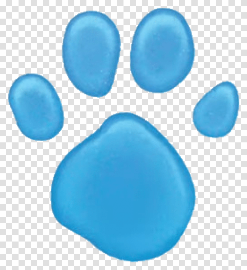 Paw Print Reboot In 2020 Blues Clues Blues Clues Blue Paw Print, Balloon, Footprint, Shoreline, Water Transparent Png