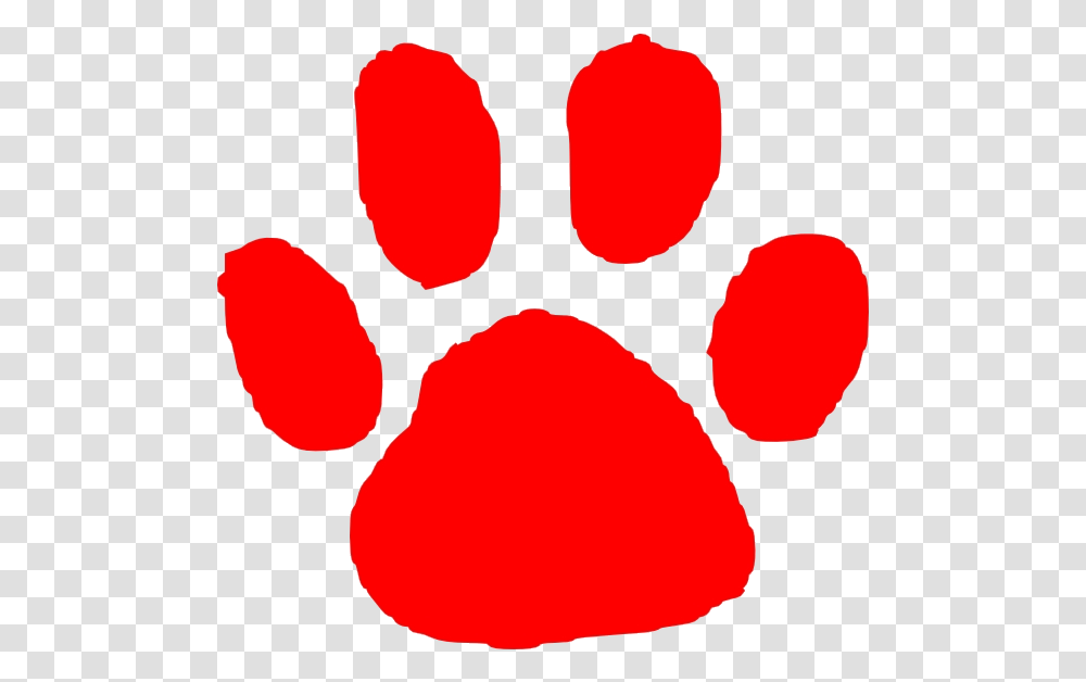 Paw Print Red Clip Art At Clker Vector Animal Foot Blue Paw Print Clip Art, Balloon, Shoreline, Water, Hook Transparent Png
