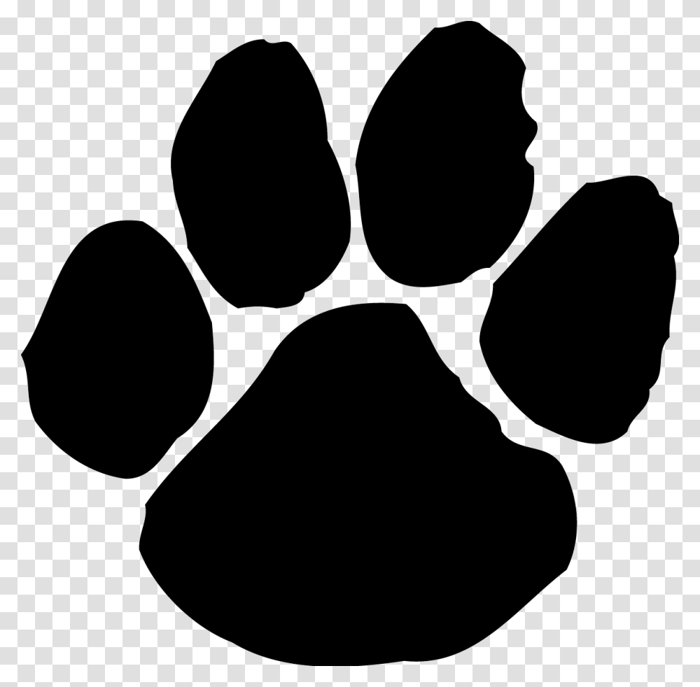 Paw Print Tattoos On Dog Prints Scroll Clipart Panther Paw Print, Weapon, Weaponry, Bottle, Stencil Transparent Png
