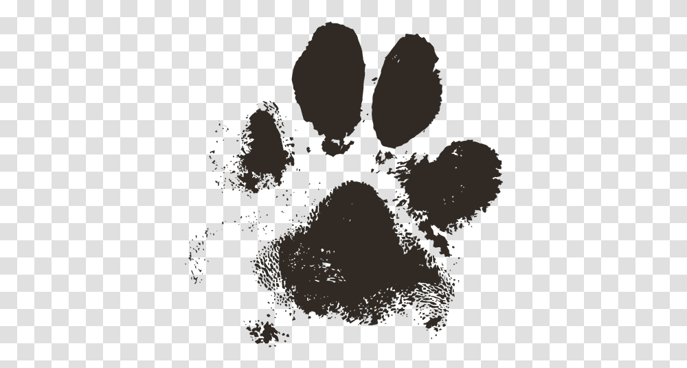 Paw, Silhouette, Footprint Transparent Png