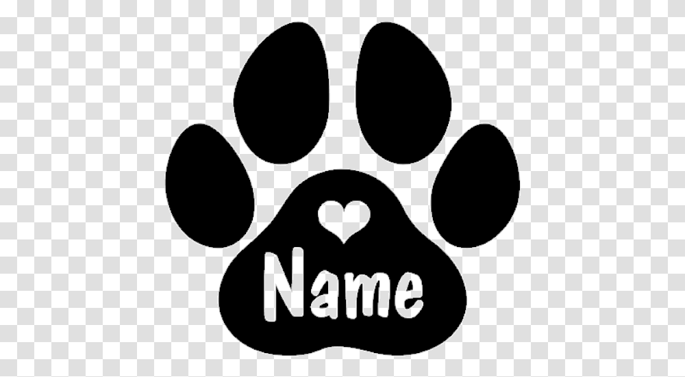 Paw, Stencil, Label Transparent Png