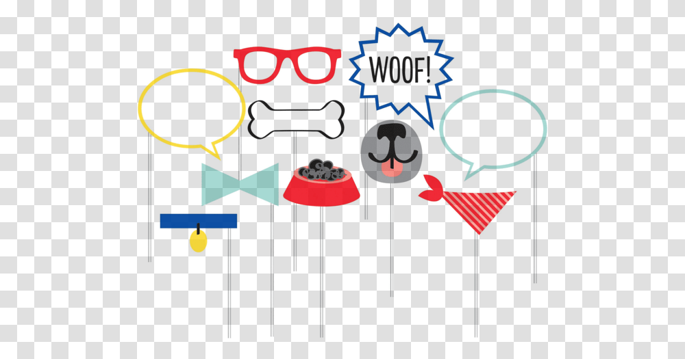 Pawesome Dog Party Photo Booth Props Dog Party Photo Booth Props, Lighting, Cross Transparent Png