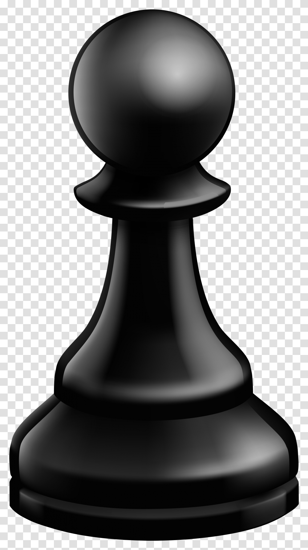 Pawn Black Chess Piece Clip Art Chess Pieces, Lamp, Game, Apparel Transparent Png