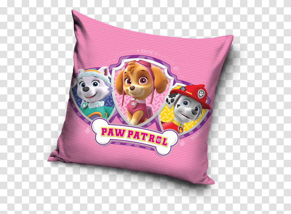 Pawpatrol Psi Patrol Opatek Na Tort, Pillow, Cushion, Headrest Transparent Png