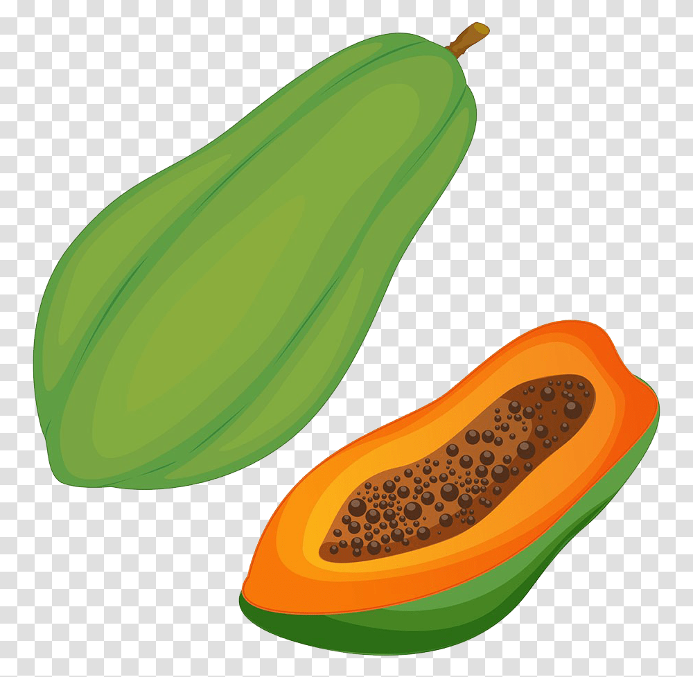 Pawpaw Clip Art Green Papaya Fruit Clip Art, Plant, Food Transparent Png