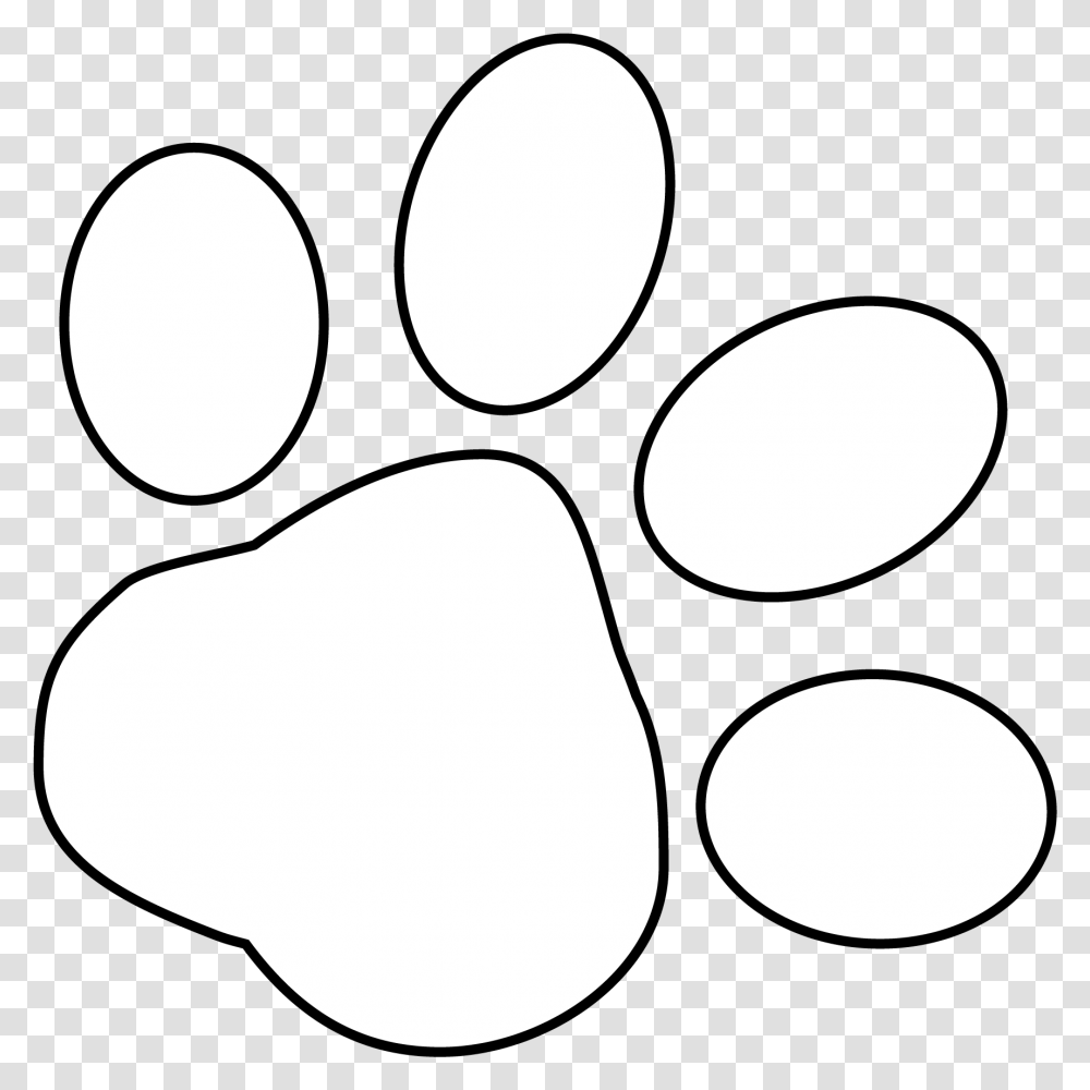 Pawprint White Paw Print Clipart, Footprint, Moon, Outer Space, Night Transparent Png