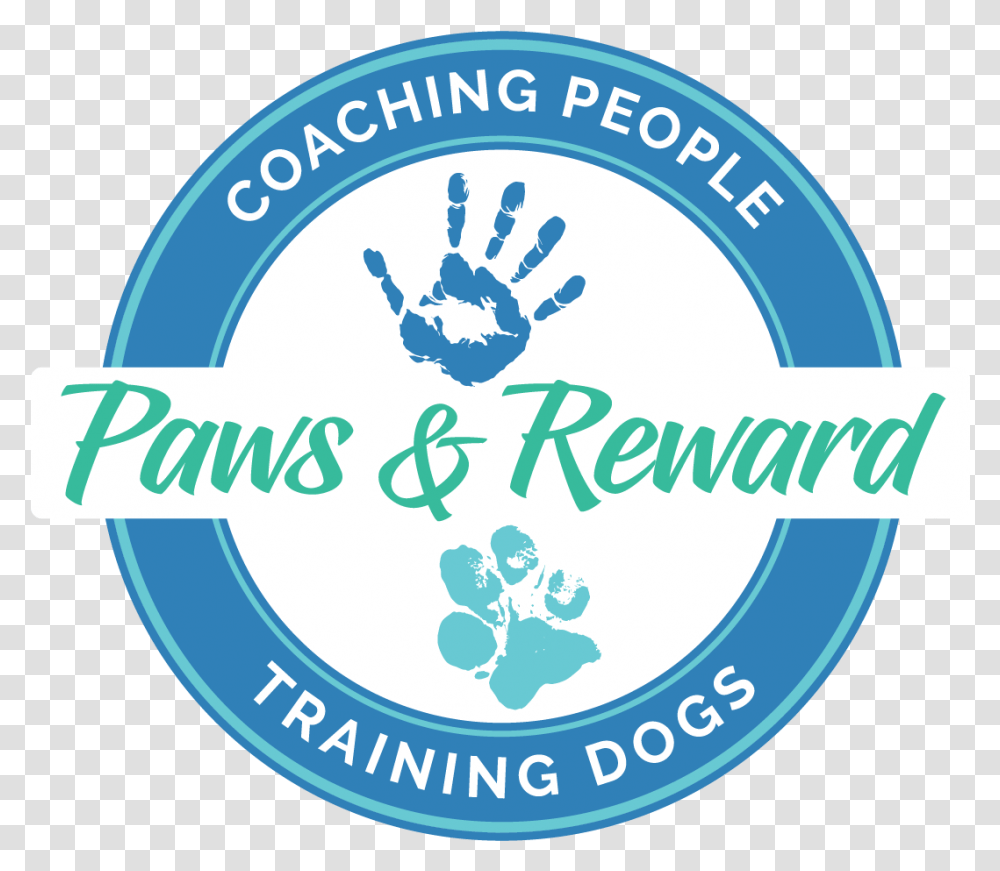 Paws And Reward - Coaching People Training Dogs Language, Label, Text, Logo, Symbol Transparent Png