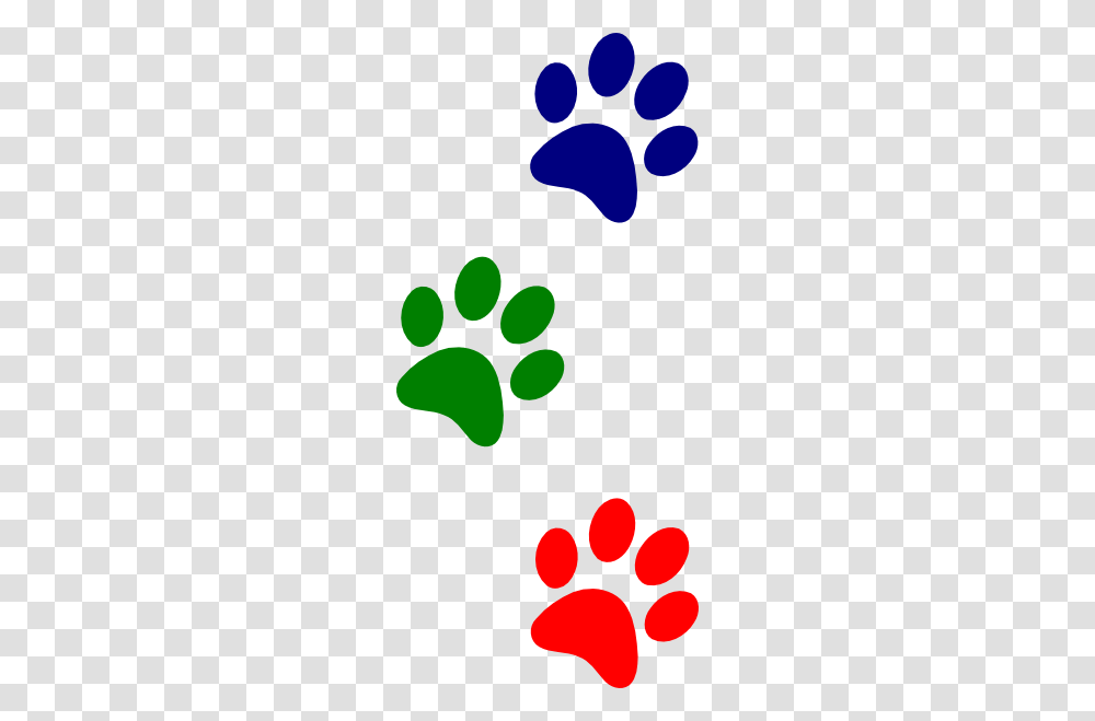 Paws Green Red Blue Clip Arts For Web, Footprint Transparent Png