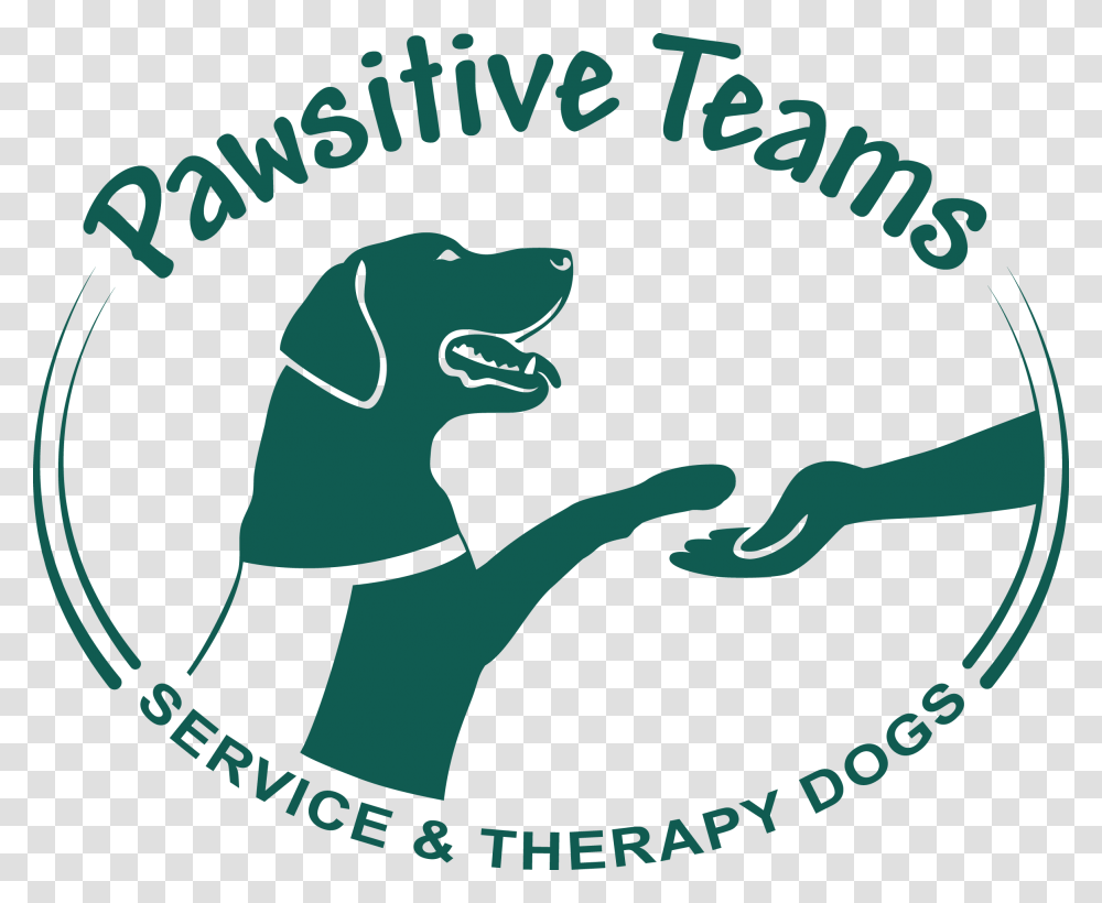 Pawsitive Teams Dog Catches Something, Label, Handball, Mammal Transparent Png