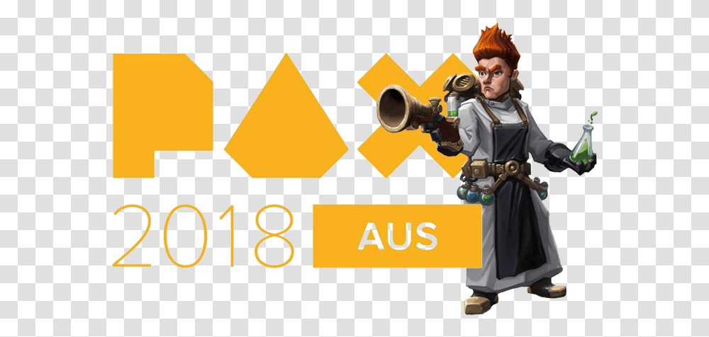 Pax Aus 2019 Logo, Costume, Person, Saxophone, Leisure Activities Transparent Png