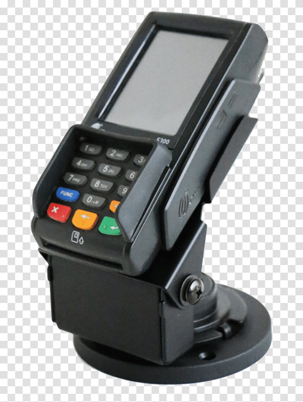 Pax S300 Credit Card Stand Low Profile By Swivel Stands Pax, Mobile Phone, Electronics, Cell Phone, Wristwatch Transparent Png