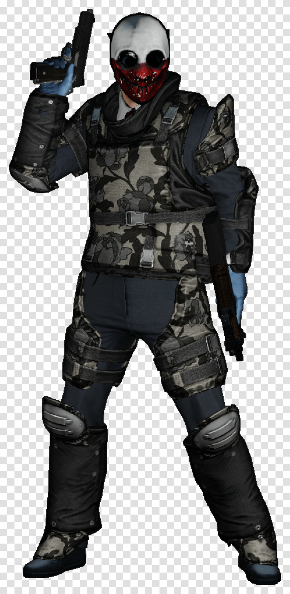 Payday 2 Full Armor, Person, Sunglasses, Coat Transparent Png