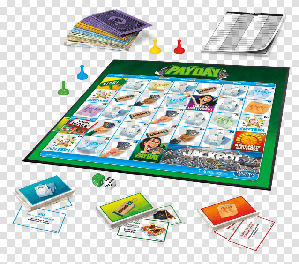 Payday Board Game Buy Online Payday Board Game New, Flyer, Brochure, Rug, Arcade Game Machine Transparent Png