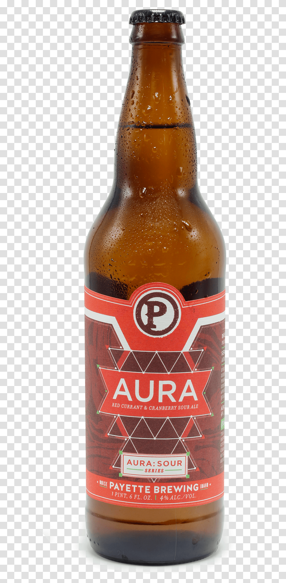 Payettebrewing Auraredcurrantampcranberry Sourale Glass Bottle, Beer, Alcohol, Beverage, Drink Transparent Png