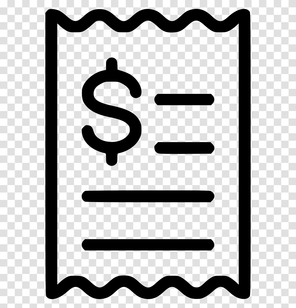 Payment Bill Icon Free Download, Sign, Number Transparent Png