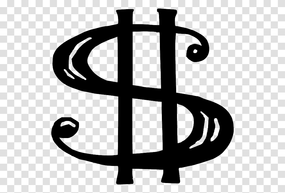 Payment Dollar Money Finance Business Currency, Cross, Stencil Transparent Png
