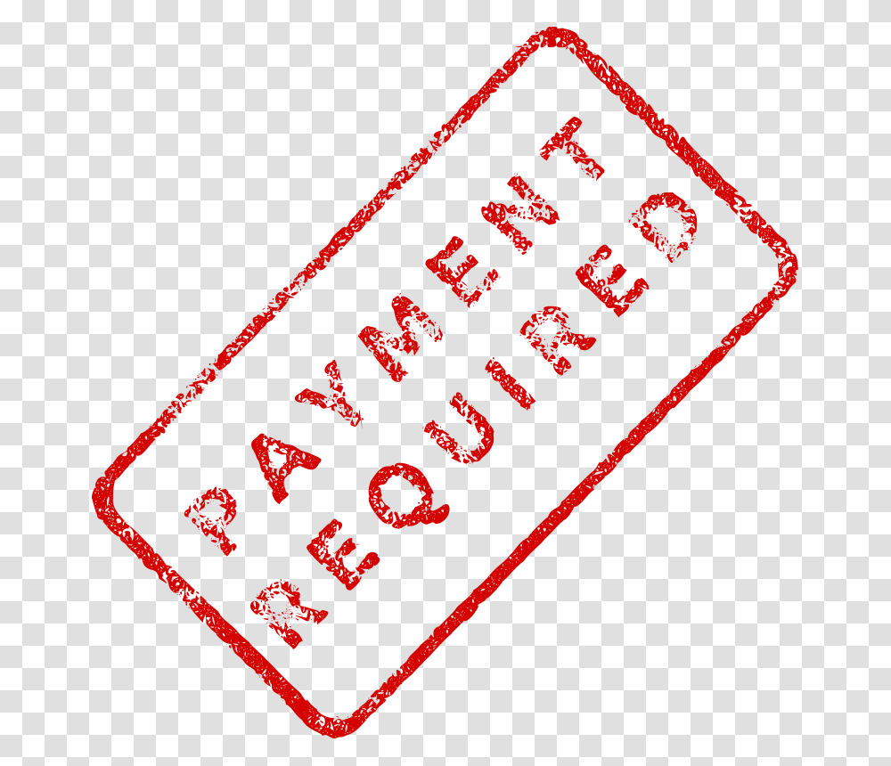 Payment Required Business Stamp, Finance, Rug, Electronics Transparent Png