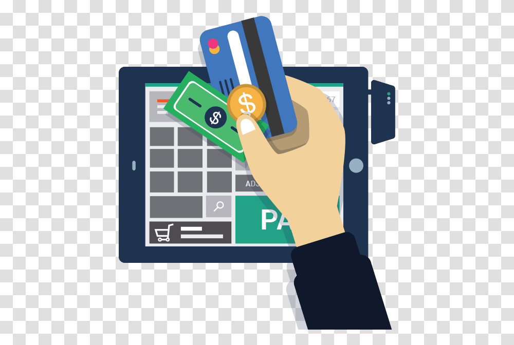 Payment, Electronics, Calculator, Hand Transparent Png