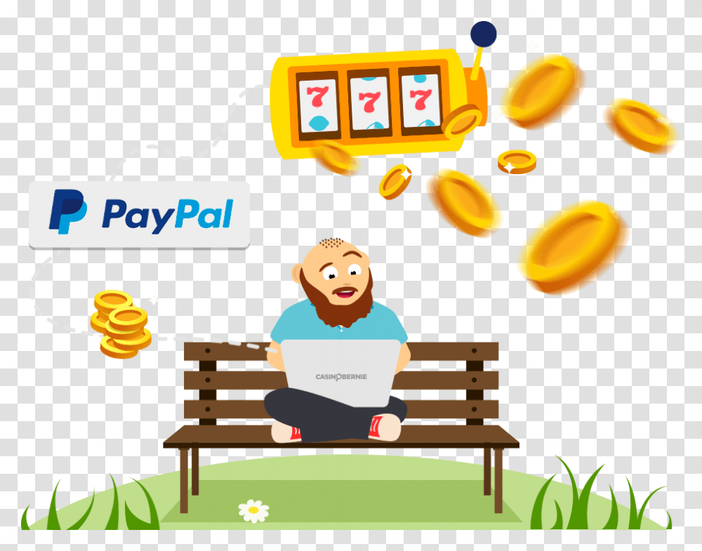 Paypal Casinobernie Illustration, Furniture, Bench, Game Transparent Png