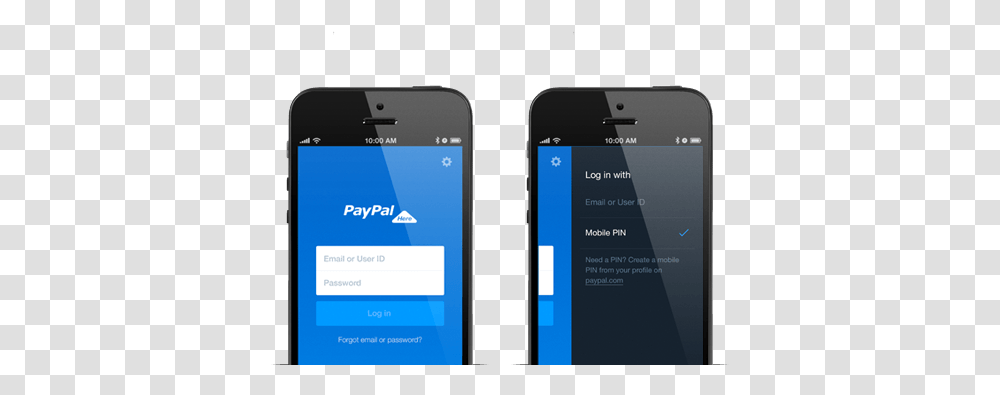 Paypal Here App Logo Paypal App Login Screen, Mobile Phone, Electronics, Cell Phone, Iphone Transparent Png
