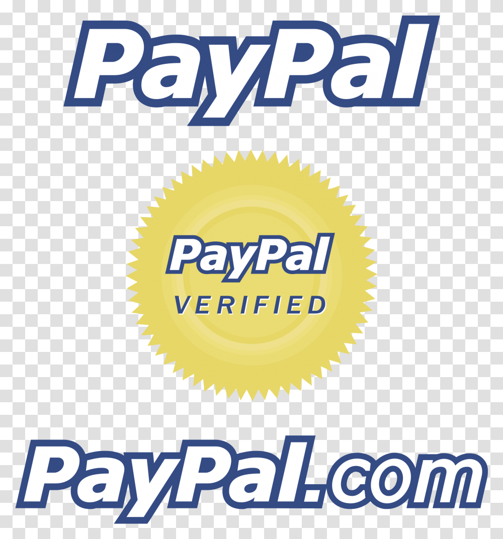 Paypal Logo Svg Paypal Verified Logo Vector, Text, Poster, Advertisement, Symbol Transparent Png