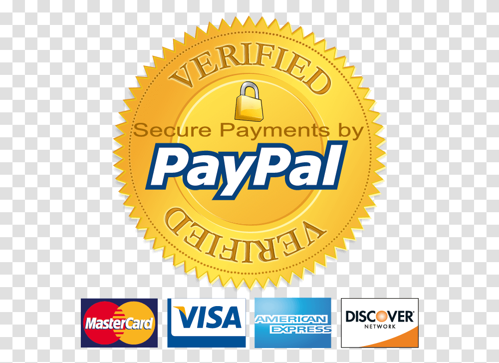 Paypal Verified Logo Credit Card, Label, Text, Symbol, Outdoors Transparent Png