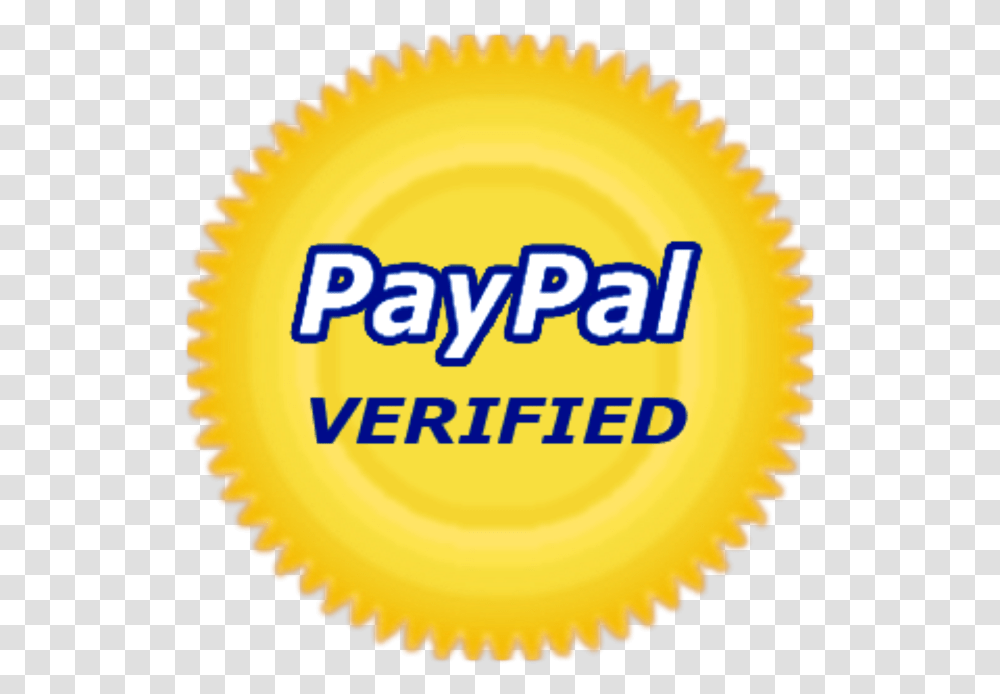 Paypal Verified Logo, Text, Gold, Label, Birthday Cake Transparent Png