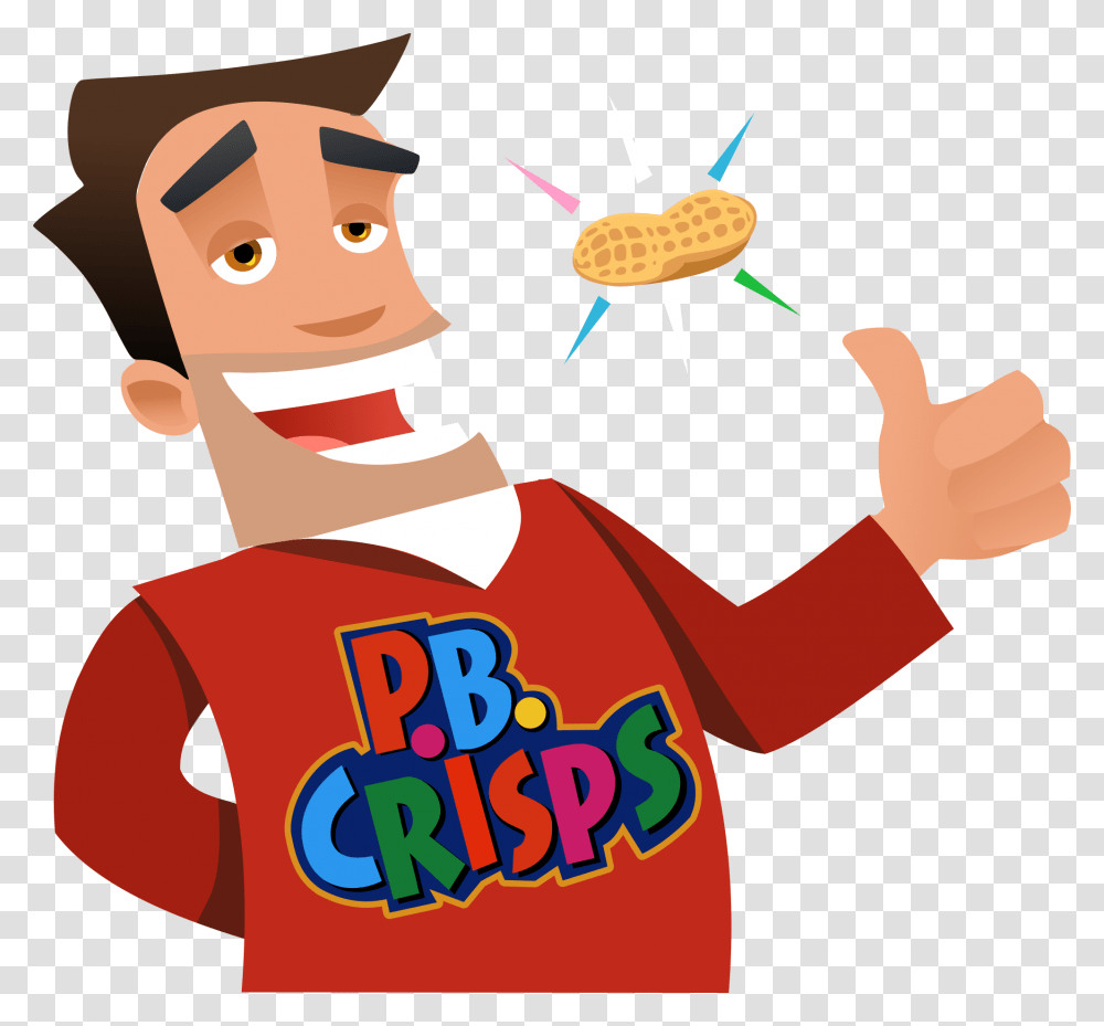 Pb Crisps Fanatic Illustration, Apparel, T-Shirt, Food Transparent Png