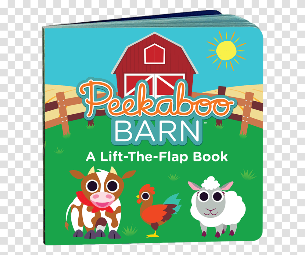 Pbb Board Book Cover Scaled Peekaboo Barn Book, Advertisement, Poster, Flyer, Paper Transparent Png