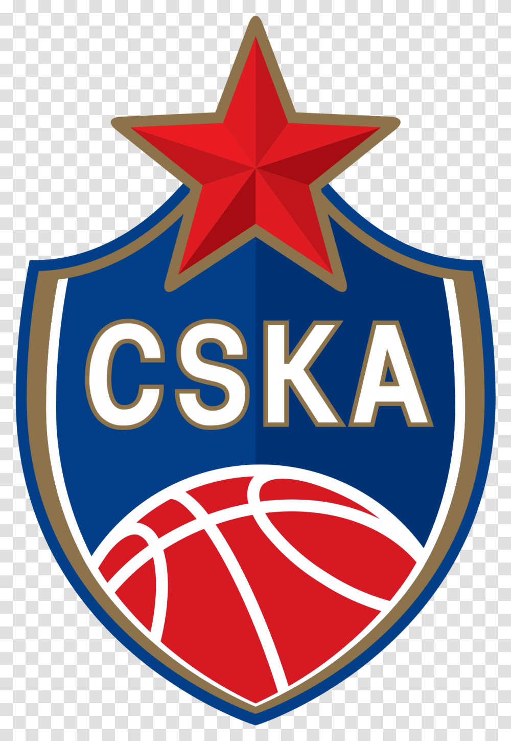 Pbc Cska Moscow Wikipedia Cska Moscow Basketball Logo, Symbol, Trademark, Badge, Armor Transparent Png