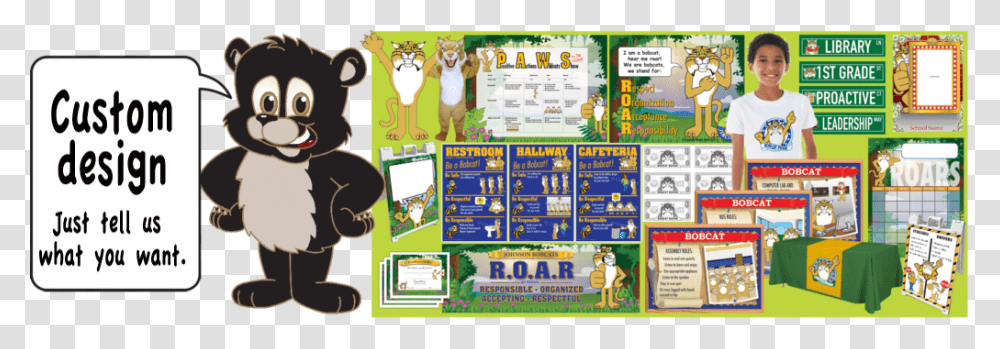Pbis Posters Black Bear Cub Mascot Clip Art Clip Art, Advertisement, Flyer, Paper, Brochure Transparent Png