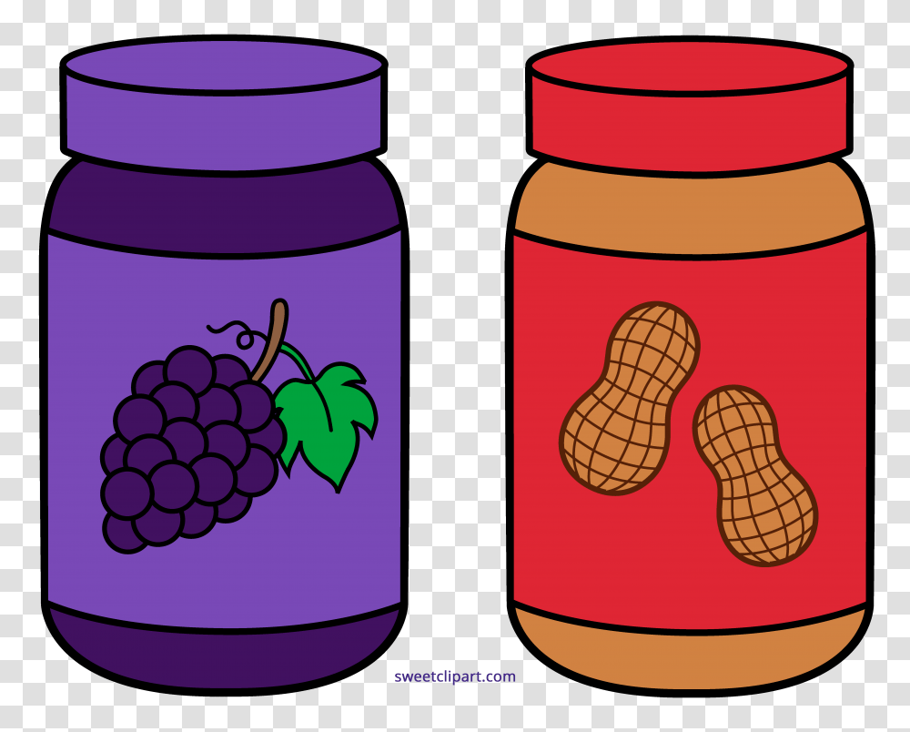 Pbj Jars Clipart, Food, Plant, Medication, Bottle Transparent Png