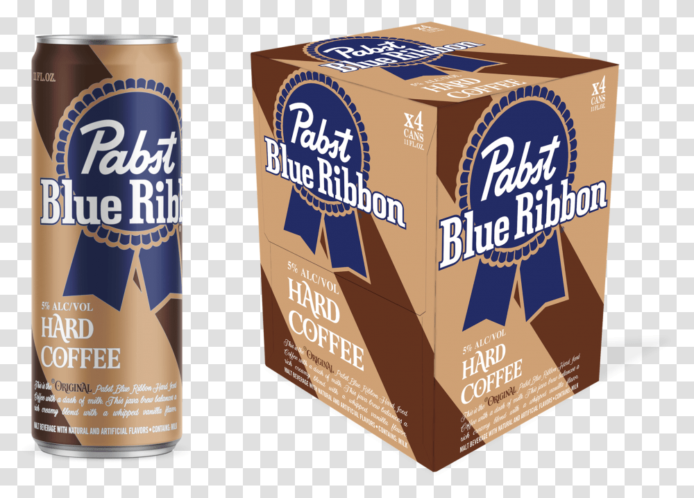 Pbr S Hard Coffee Pabst Blue Ribbon Coffee, Beer, Alcohol, Beverage, Drink Transparent Png