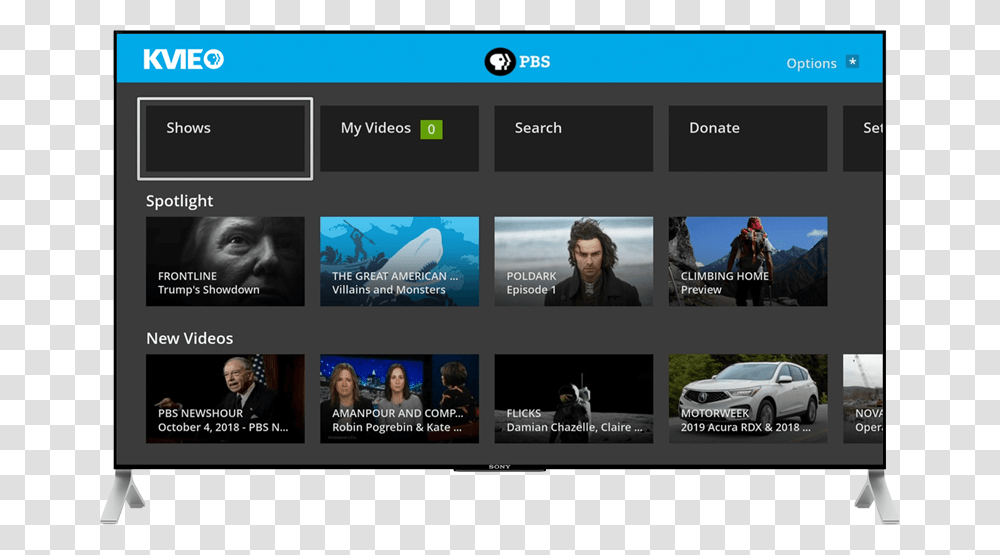 Pbs App On Tv With Roku, Person, Human, Car, Vehicle Transparent Png