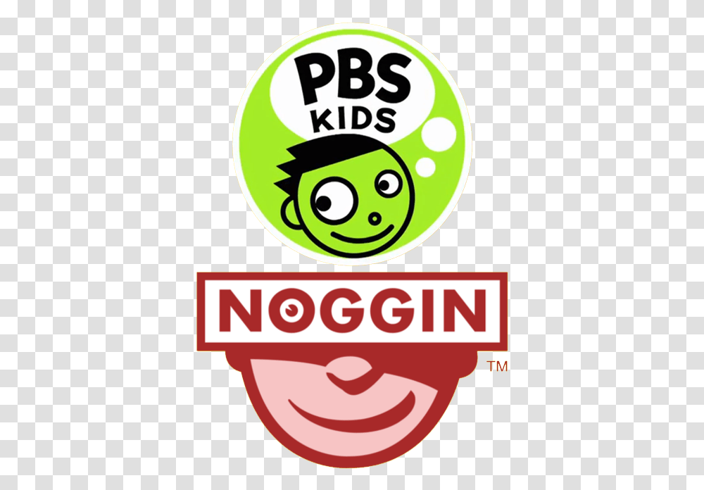 Pbs Kids Noggin Logo Pbs Kids Noggin Logo, Text, Poster, Advertisement, Symbol Transparent Png