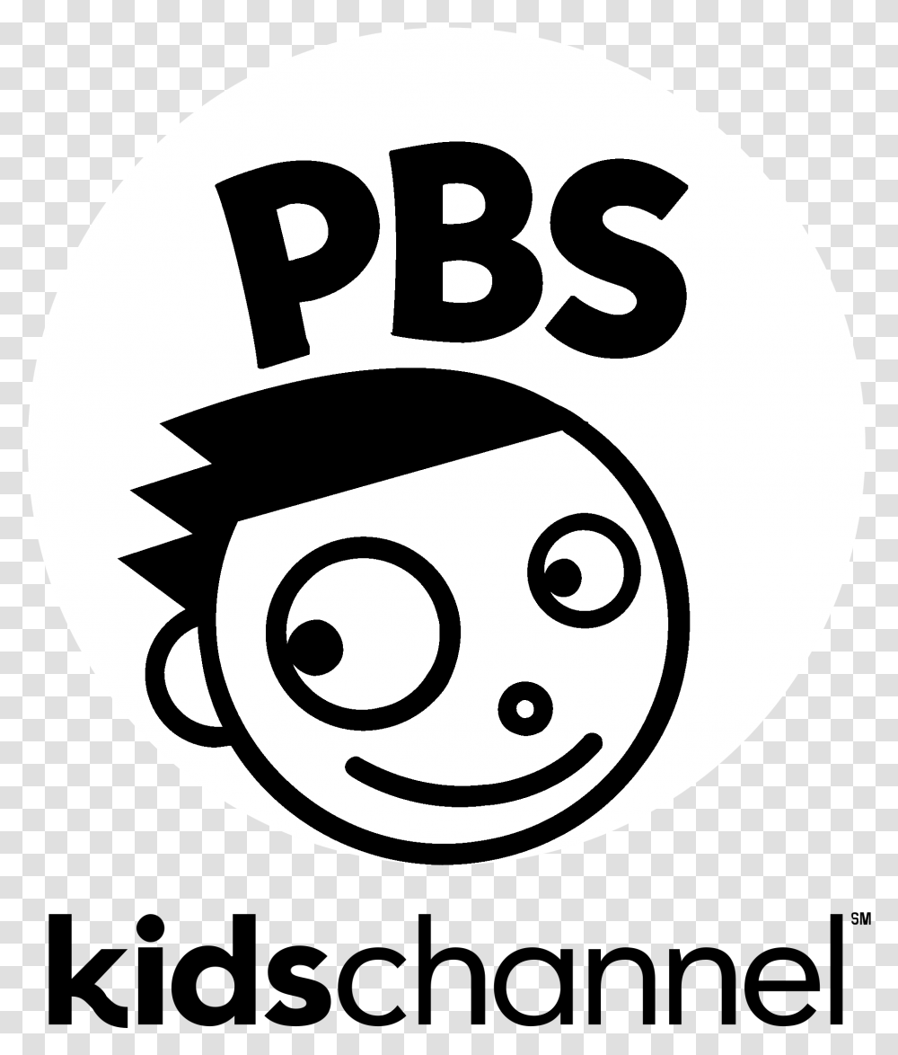 Pbs Logo Black And White Pbs Kids Channel Logo, Label, Stencil Transparent Png