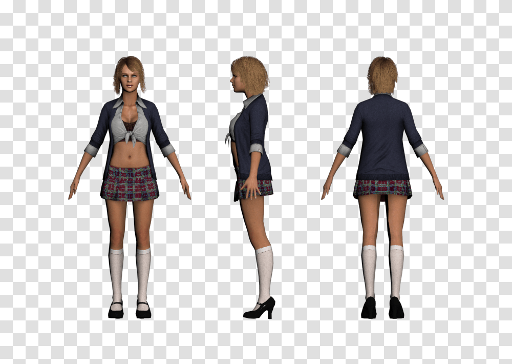 Pc Computer, Person, Female, Skirt Transparent Png