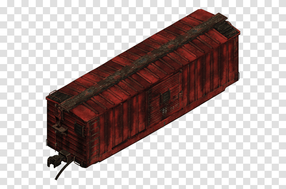 Pc Computer Fallout New Vegas Boxcar The Models Horizontal, Shipping Container, Transportation, Freight Car, Vehicle Transparent Png