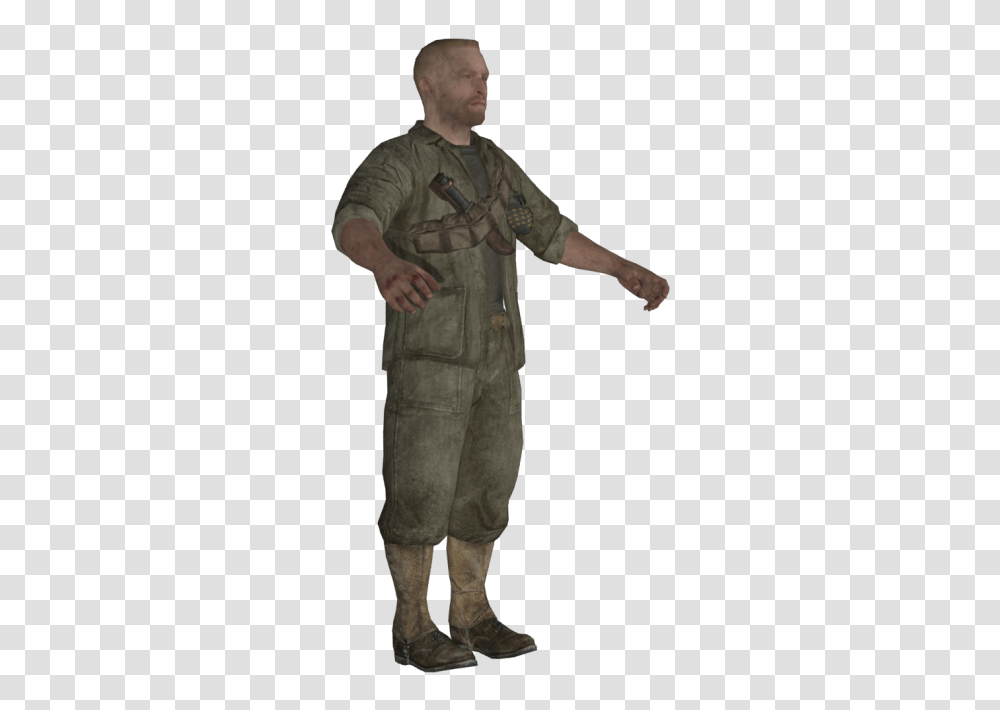 Pc Computer, Person, Military Uniform, Soldier, Figurine Transparent Png