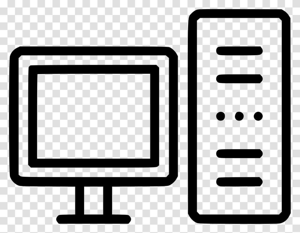 Pc Computer Server Desktop Icon Free Download, Electronics, Monitor, Screen Transparent Png