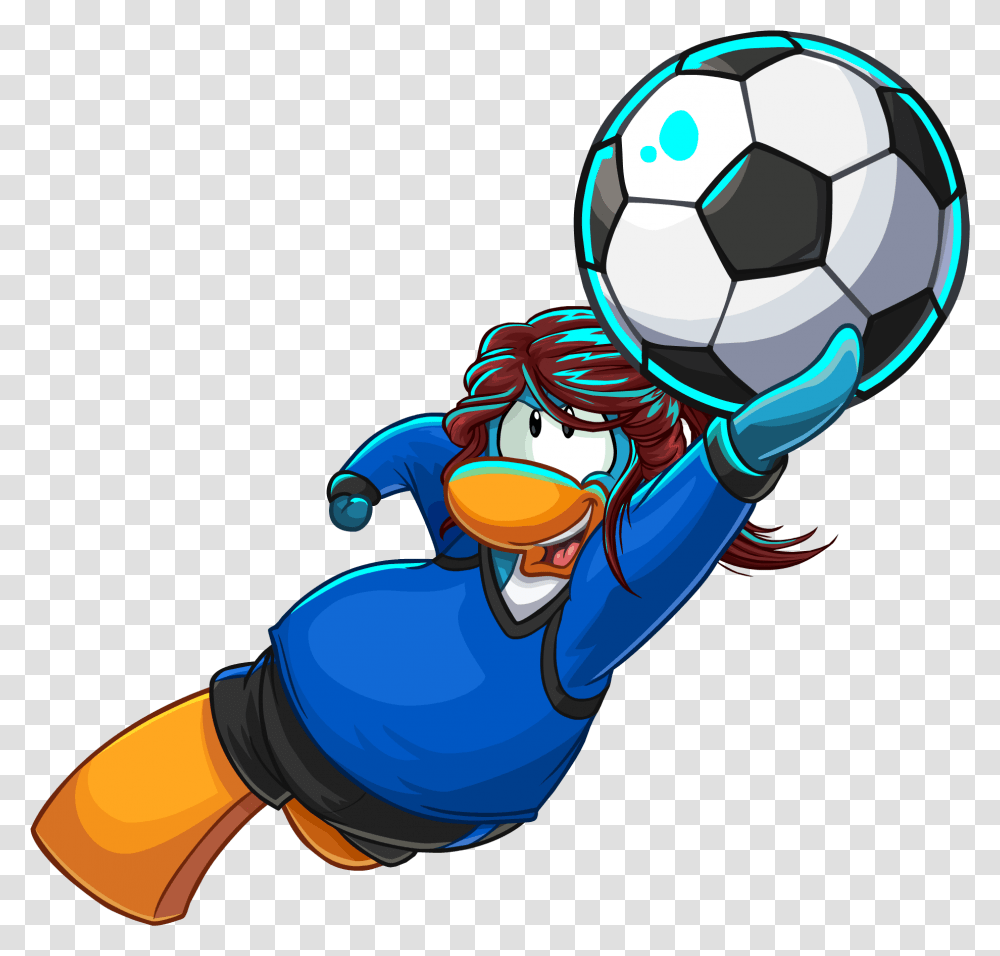 Pc Football Club Penguin, Soccer Ball, Team Sport, Sports, Helmet Transparent Png