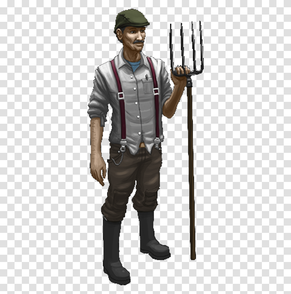 Pc Game, Person, Suspenders, Building Transparent Png