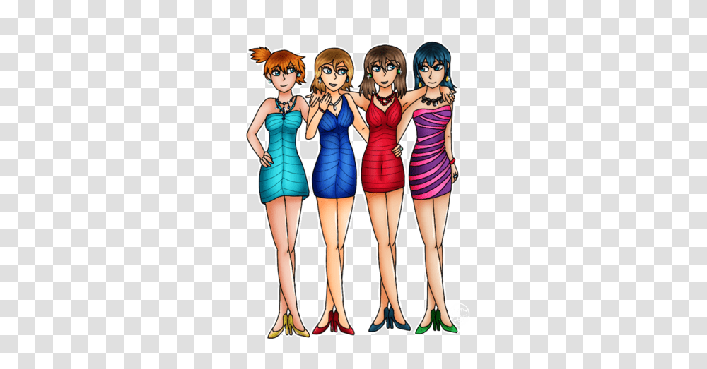 Pc Pokemon Girls Night Out, Person, Human, Comics, Book Transparent Png