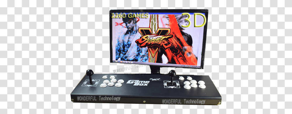 Pc Street Fighter V, Electronics, Monitor, Screen, Display Transparent Png