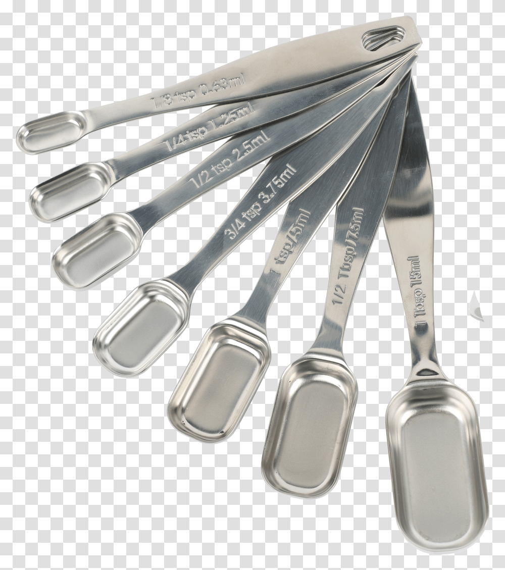 Pcb S Professional Stainless Steel Measuring Spoons Knife Transparent Png