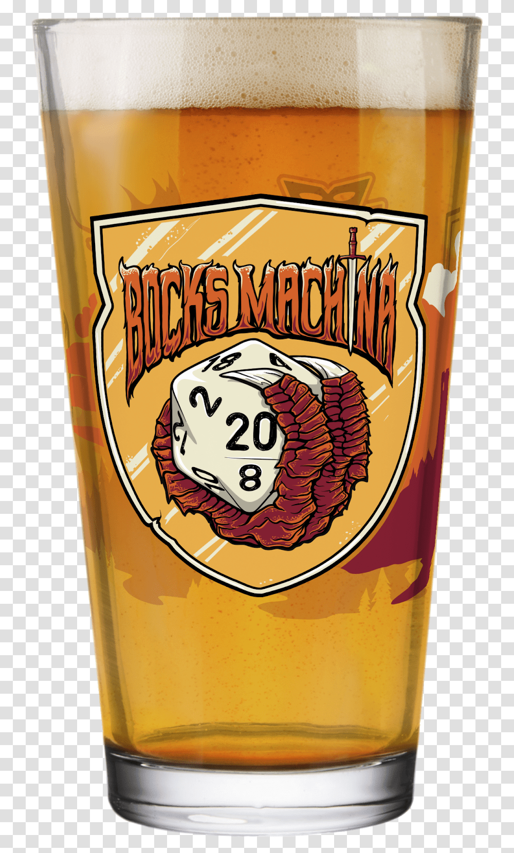 Pcc 2019 Pint Glass Sl Beer Front Breckenridge Comic Con Pint, Alcohol, Beverage, Drink, Beer Glass Transparent Png