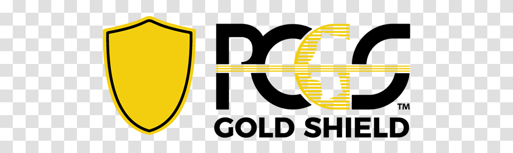 Pcgs Gold Shield Pcgs Logo, Arrow, Symbol, Weapon, Weaponry Transparent Png