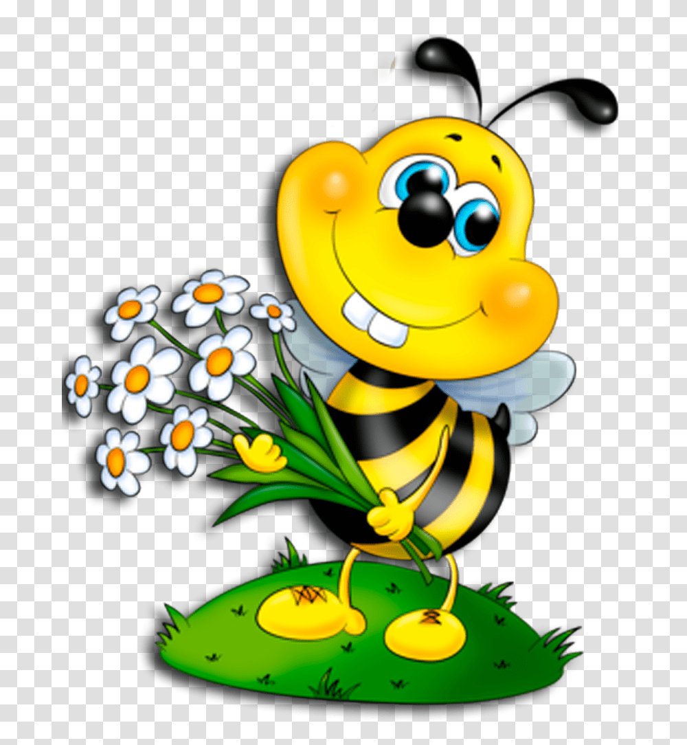 Pchelki Clipart, Honey Bee, Insect, Invertebrate, Animal Transparent Png